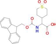 2-((((9H-fluoren-9-yl)methoxy)carbonyl)amino)-2-(1,1-dioxidotetrahydro-2H-thiopyran-4-yl)acetic ac…
