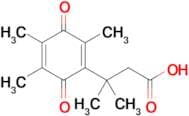 3-Methyl-3-(2,4,5-trimethyl-3,6-dioxocyclohexa-1,4-dien-1-yl)butanoic acid