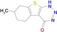 11-methyl-8-thia-4,5,6-triazatricyclo[7.4.0.0²,⁷]trideca-1(9),2(7),4-trien-3-one