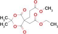 Methyl 3-(5-(2-ethoxy-2-oxoethyl)-2,2-dimethyl-4,6-dioxo-1,3-dioxan-5-yl)propanoate