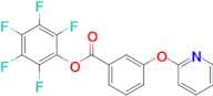 Perfluorophenyl 3-(pyridin-2-yloxy)benzoate