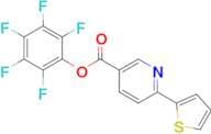 Perfluorophenyl 6-(thiophen-2-yl)nicotinate