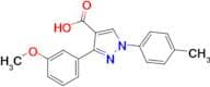 3-(3-Methoxyphenyl)-1-(p-tolyl)-1H-pyrazole-4-carboxylic acid