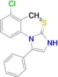 1-(3-chloro-2-methylphenyl)-5-phenyl-2,3-dihydro-1H-imidazole-2-thione