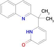 6-(2-(Quinolin-2-yl)propan-2-yl)pyridin-2(1H)-one