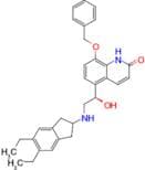 (R)-8-(Benzyloxy)-5-(2-((5,6-diethyl-2,3-dihydro-1H-inden-2-yl)amino)-1-hydroxyethyl)quinolin-2(1H…