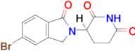(R)-3-(5-Bromo-1-oxoisoindolin-2-yl)piperidine-2,6-dione