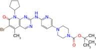 Tert-Butyl 4-(6-((6-bromo-8-cyclopentyl-5-methyl-7-oxo-7,8-dihydropyrido[2,3-d]pyrimidin-2-yl)amin…