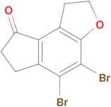 4,5-Dibromo-6,7-dihydro-1H-indeno[5,4-b]furan-8(2H)-one