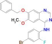 7-(Benzyloxy)-N-(4-bromo-2-fluorophenyl)-6-methoxyquinazolin-4-amine
