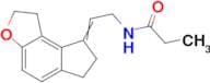 N-[2-(1,2,6,7-Tetrahydro-8H-indeno[5,4-b]furan-8-ylidene)ethyl]propanamide