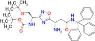Tert-Butyl ((R)-1-(5-((S)-1-amino-3-oxo-3-(tritylamino)propyl)-1,2,4-oxadiazol-3-yl)-2-(tert-butox…