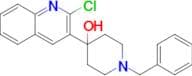 3-(1-Benzyl-4-hydroxypiperidin-4-yl)-2-chloroquinoline