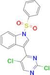 3-(2,5-Dichloropyrimidin-4-yl)-1-(phenylsulfonyl)-1H-indole