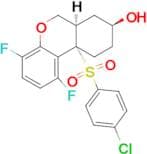 (6aR,8S,10aS)-10a-(4-chlorophenylsulfonyl)-1,4-difluoro-6a,7,8,9,10,10a-hexahydro-6H-benzo[c]chrom…