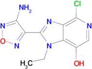 2-(4-Amino-1,2,5-oxadiazol-3-yl)-4-chloro-1-ethyl-1H-imidazo[4,5-c]pyridin-7-ol