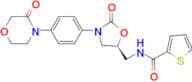 (S)-N-((2-oxo-3-(4-(3-oxomorpholino)phenyl)oxazolidin-5-yl)methyl)thiophene-2-carboxamide