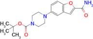 Tert-Butyl 4-(2-carbamoylbenzofuran-5-yl)piperazine-1-carboxylate