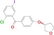 (S)-(2-Chloro-5-iodophenyl)(4-((tetrahydrofuran-3-yl)oxy)phenyl)methanone