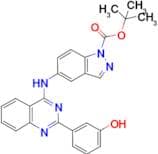 Tert-Butyl 5-((2-(3-hydroxyphenyl)quinazolin-4-yl)amino)-1H-indazole-1-carboxylate