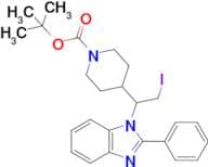 Tert-butyl 4-(2-iodo-1-(2-phenyl-1H-benzo[d]imidazol-1-yl)ethyl)piperidine-1-carboxylate
