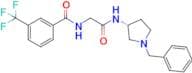 (R)-N-(2-((1-benzylpyrrolidin-3-yl)amino)-2-oxoethyl)-3-(trifluoromethyl)benzamide