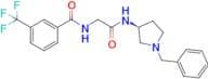 (S)-N-(2-((1-benzylpyrrolidin-3-yl)amino)-2-oxoethyl)-3-(trifluoromethyl)benzamide