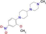 1-(1-(2-Methoxy-4-nitrophenyl)piperidin-4-yl)-4-methylpiperazine