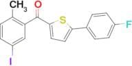 2-(5-Iodo-2-Methylbenzoyl)-5-(4-fluorophenyl)thiophene