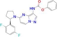 (R)-Phenyl (5-(2-(2,5-difluorophenyl)pyrrolidin-1-yl)pyrazolo[1,5-a]pyrimidin-3-yl)carbamate