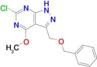 3-((Benzyloxy)methyl)-6-chloro-4-methoxy-1H-pyrazolo[3,4-d]pyrimidine