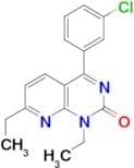 4-(3-CHLOROPHENYL)-1,7-DIETHYLPYRIDO[2,3-D]PYRIMIDIN-2(1H)-ONE