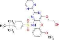 4-(TERT-BUTYL)-N-(6-(2-HYDROXYETHOXY)-5-(2-METHOXYPHENOXY)-[2,2'-BIPYRIMIDIN]-4-YL)BENZENESULFONAM…