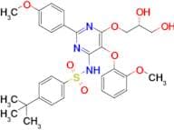 (R)-4-(TERT-BUTYL)-N-(6-(2,3-DIHYDROXYPROPOXY)-5-(2-METHOXYPHENOXY)-2-(4-METHOXYPHENYL)PYRIMIDIN-4…