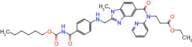ETHYL 3-(2-((4-(HEXYLOXYCARBONYLCARBAMOYL)PHENYLAMINO)METHYL)-1-METHYL-N-(PYRIDIN-2-YL)-1H-BENZO[D…