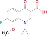 1-CYCLOPROPYL-7-FLUORO-8-METHOXY-4-OXO-1,4-DIHYDROQUINOLINE-3-CARBOXYLIC ACID