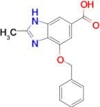4-(BENZYLOXY)-2-METHYL-1H-BENZO[D]IMIDAZOLE-6-CARBOXYLIC ACID
