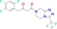 1-[5,6-DIHYDRO-3-(TRIFLUOROMETHYL)-1,2,4-TRIAZOLO[4,3-A]PYRAZIN-7(8H)-YL]-4-(2,4,5-TRIFLUOROPHENYL…