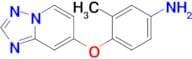 4-([1,2,4]TRIAZOLO[1,5-A]PYRIDIN-7-YLOXY)-3-METHYLANILINE