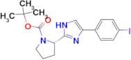 Tert-butyl (2S)-2-[4-(4-iodophenyl)-1H-imidazol-2-yl]pyrrolidine-1-carboxylate