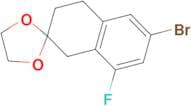 6'-BROMO-8'-FLUORO-SPIRO[1,3-DIOXOLANE-2,2'-TETRALIN]