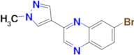 7-BROMO-2-(1-METHYL-1H-PYRAZOL-4-YL)QUINOXALINE