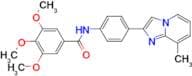 3,4,5-TRIMETHOXY-N-(4-(8-METHYLIMIDAZO[1,2-A]PYRIDIN-2-YL)PHENYL)BENZAMIDE