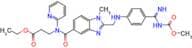 ETHYL 3-(2-(((4-(N-(METHOXYCARBONYL)CARBAMIMIDOYL)PHENYL)AMINO)METHYL)-1-METHYL-N-(PYRIDIN-2-YL)-1…