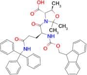 4-Oxazolidinecarboxylic acid, 3-[(2S)-2-[[(9H-fluoren-9-ylmethoxy)carbonyl]amino]-1,5-dioxo-5-[(tr…