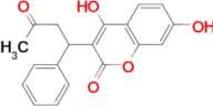 2H-1-Benzopyran-2-one, 4,7-dihydroxy-3-(3-oxo-1-phenylbutyl)-