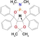 (3aR,8aR)-N,N,2,2-Tetramethyl-4,4,8,8-tetraphenyltetrahydro-[1,3]dioxolo[4,5-e][1,3,2]dioxaphosphe…