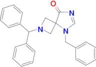 2-benzhydryl-5-benzyl-2,5,7-triazaspiro[3.4]oct-6-en-8-one