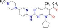 Pyrido[2,3-d]pyrimidin-7(8H)-one, 6-acetyl-8-cyclopentyl-5-methyl-2-[[5-(4-methyl-1-piperazinyl)-2…