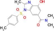 4-Hydroxy-N,N,2-trimethyl-1-tosyl-1H-benzo[d]imidazole-6-carboxamide